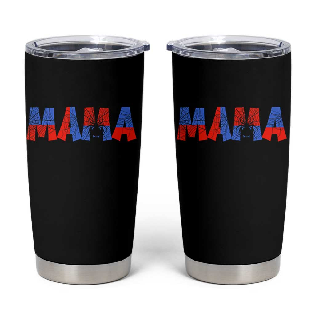 Spooky Mama Spider Web Tumbler Cup Cute Halloween Mom Gift