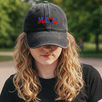 Spooky Mama Spider Web Washed Cotton Baseball Cap Cute Halloween Mom Gift