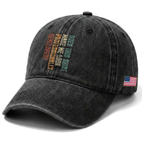 Does This Make Me Look Professionally Developed Washed Cotton Baseball Cap Funny Sarcastic