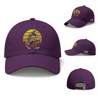 Funny Bigfoot School Bus Lover Baseball Cap Sasquatch Back To School Vintage Gift