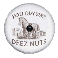 Funny You Odyssey Deez Nuts Trojan Horse Spare Tire Cover Ancient Greek History Meme Humor Gift