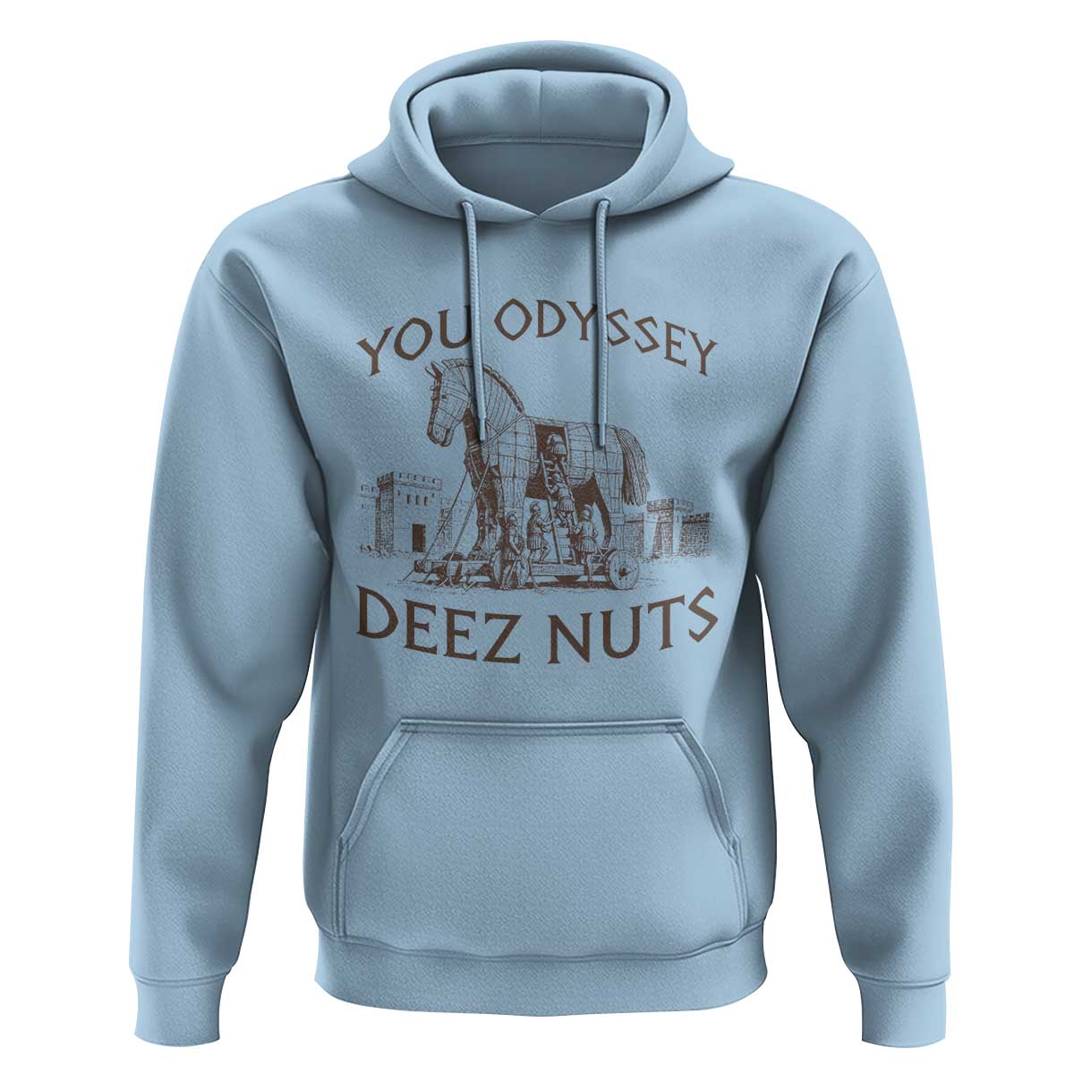 Funny You Odyssey Deez Nuts Trojan Horse Hoodie Ancient Greek History Meme Humor Gift