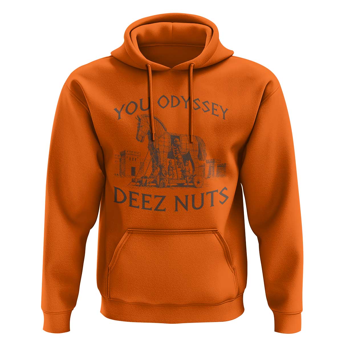Funny You Odyssey Deez Nuts Trojan Horse Hoodie Ancient Greek History Meme Humor Gift