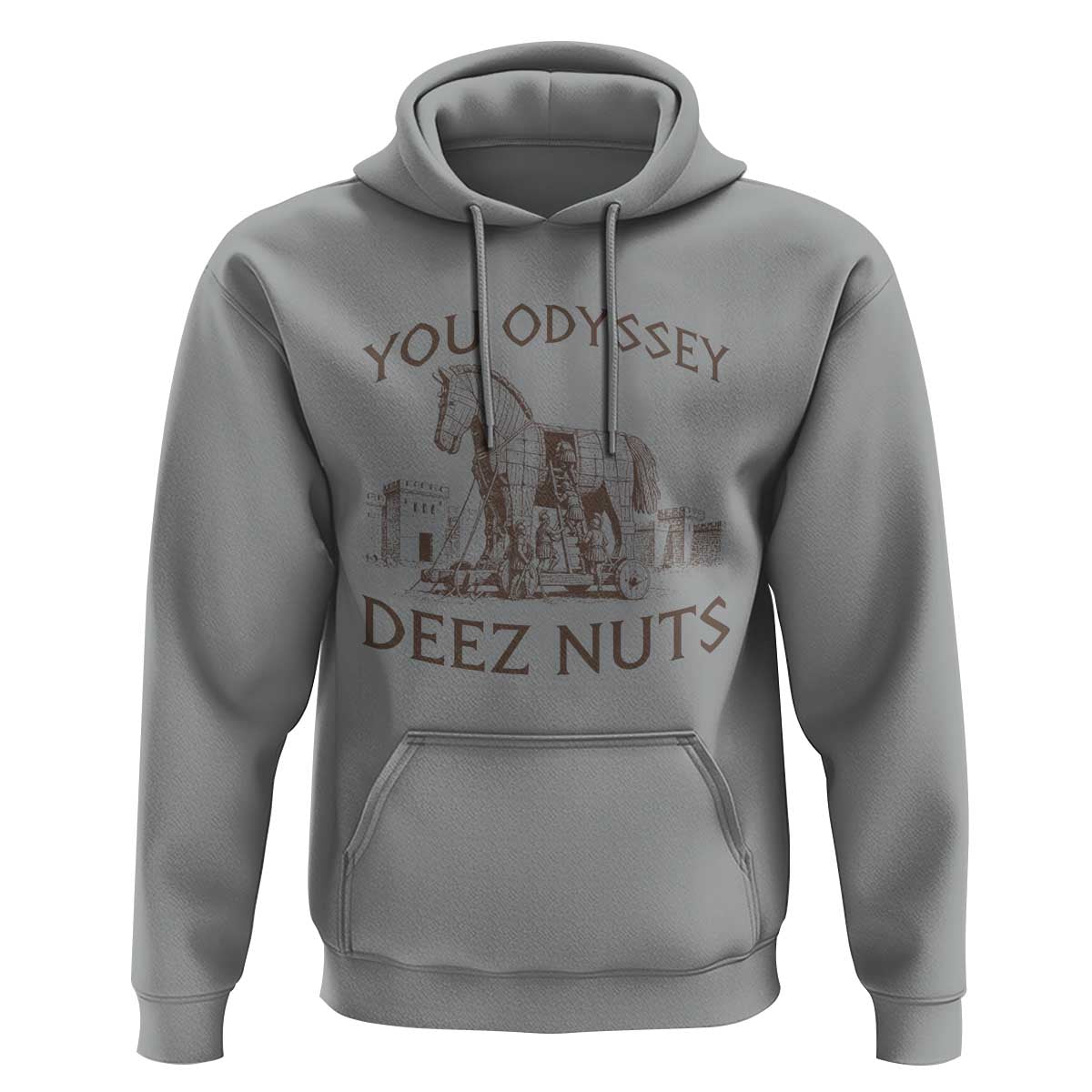 Funny You Odyssey Deez Nuts Trojan Horse Hoodie Ancient Greek History Meme Humor Gift