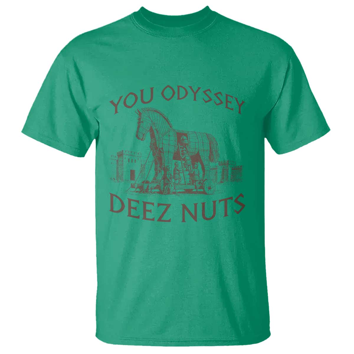 Funny You Odyssey Deez Nuts Trojan Horse T Shirt Ancient Greek History Meme Humor Gift