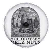Funny You Odyssey Deez Nuts Trojan Horse Spare Tire Cover Ancient Greek History Gift