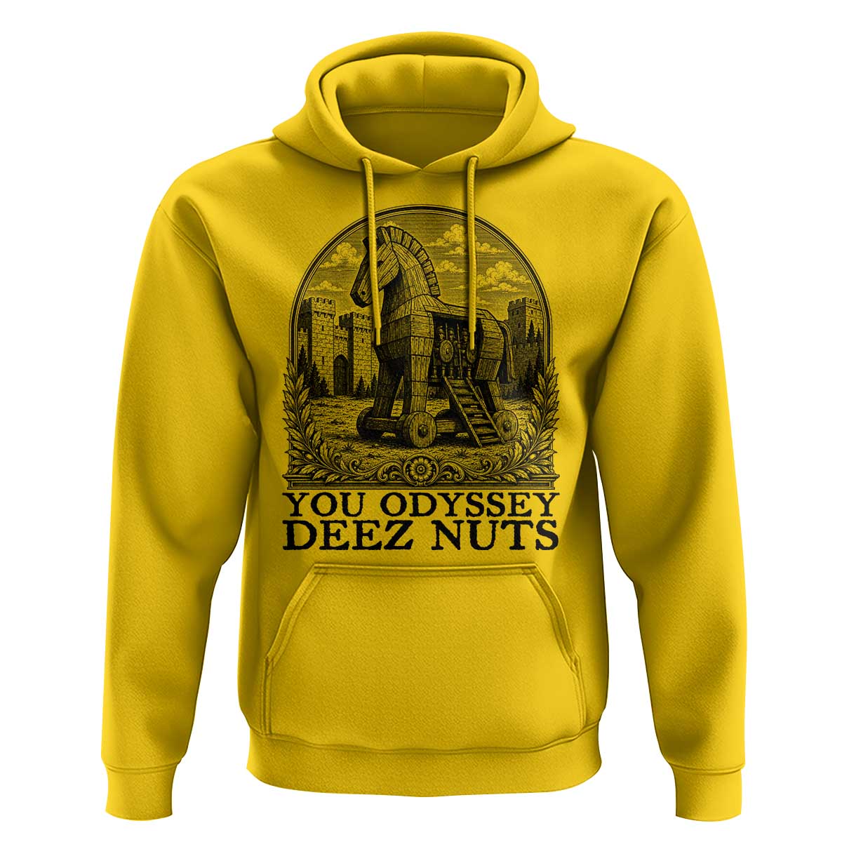 Funny You Odyssey Deez Nuts Trojan Horse Hoodie Ancient Greek History Gift