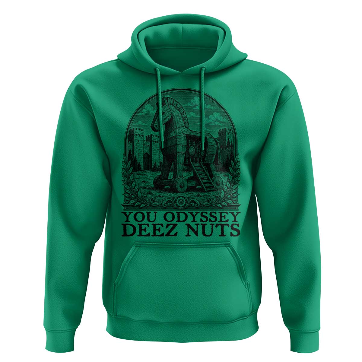 Funny You Odyssey Deez Nuts Trojan Horse Hoodie Ancient Greek History Gift