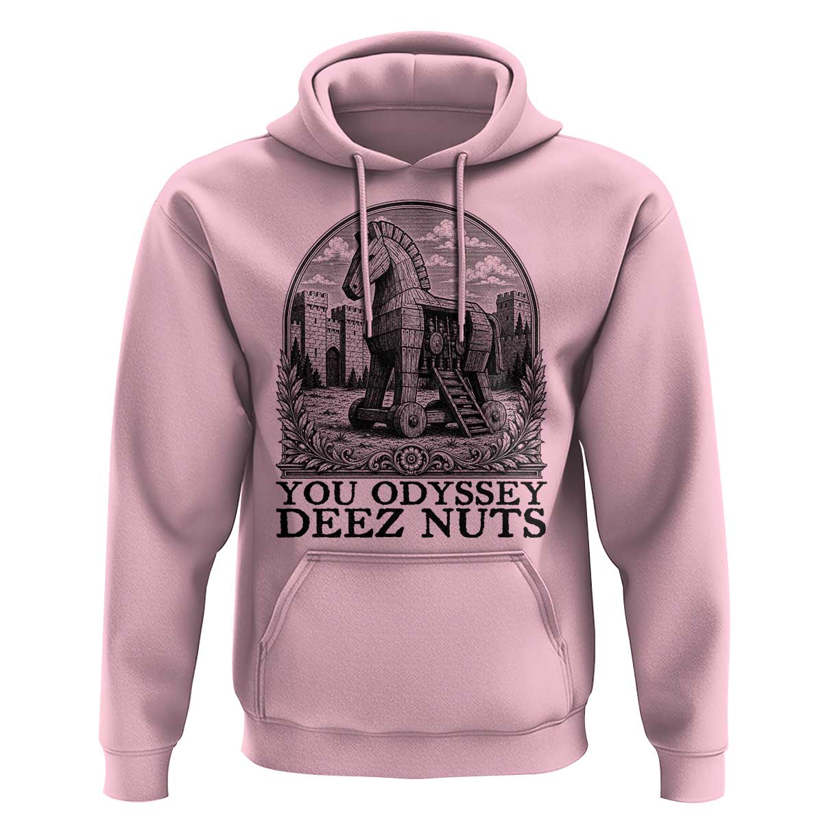 Funny You Odyssey Deez Nuts Trojan Horse Hoodie Ancient Greek History Gift