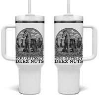 Funny You Odyssey Deez Nuts Trojan Horse Tumbler With Handle Ancient Greek History Gift