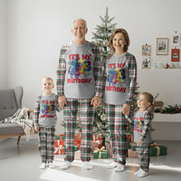 Dino Spider Its My 3rd Birthday Plaid Pajama Set Dinosaur Gift For Boys