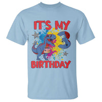 Dino Spider Its My 3rd Birthday T Shirt Dinosaur Gift For Boys