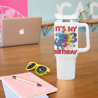 Dino Spider Its My 3rd Birthday Tumbler With Handle Dinosaur Gift For Boys