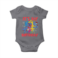 Dino Spider Its My 5th Birthday Baby Onesie Dinosaur Gift For Boys