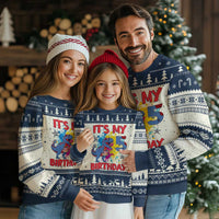 Dino Spider Its My 5th Birthday Ugly Christmas Sweater Dinosaur Gift For Boys