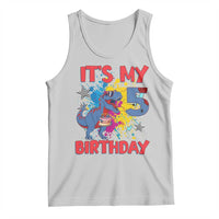 Dino Spider Its My 5th Birthday Tank Top Dinosaur Gift For Boys