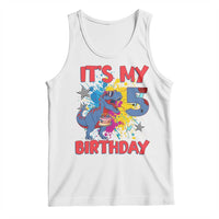 Dino Spider Its My 5th Birthday Tank Top Dinosaur Gift For Boys