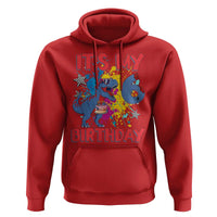 Dino Spider Its My 6th Birthday Hoodie Dinosaur Gift For Boys