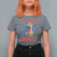 Dino Spider Its My 6th Birthday T Shirt For Women Dinosaur Gift For Boys