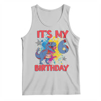 Dino Spider Its My 6th Birthday Tank Top Dinosaur Gift For Boys