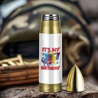 Dino Spider Its My 7th Birthday Bullet Tumbler Dinosaur Gift For Boys