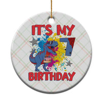 Dino Spider Its My 7th Birthday Ceramic Ornament Dinosaur Gift For Boys