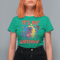 Dino Spider Its My 7th Birthday T Shirt For Women Dinosaur Gift For Boys