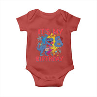 Dino Spider Its My 8th Birthday Baby Onesie Dinosaur Gift For Boys