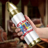 Dino Spider Its My 8th Birthday Bullet Tumbler Dinosaur Gift For Boys