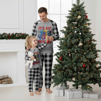 Dino Spider Its My 8th Birthday Plaid Pajama Set Dinosaur Gift For Boys