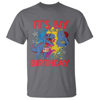 Dino Spider Its My 8th Birthday T Shirt Dinosaur Gift For Boys