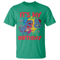 Dino Spider Its My 8th Birthday T Shirt Dinosaur Gift For Boys