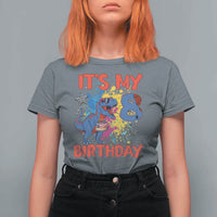 Dino Spider Its My 8th Birthday T Shirt For Women Dinosaur Gift For Boys