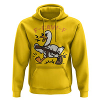 F Caw F Goose With Gun Hoodie Funny Rebellious Gift - Wonder Print Shop