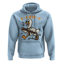 F Caw F Goose With Gun Hoodie Funny Rebellious Gift - Wonder Print Shop
