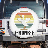 F Honk F Goose With Knife Spare Tire Cover Funny Chaotic Meme Gift - Wonder Print Shop