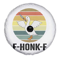 F Honk F Goose With Knife Spare Tire Cover Funny Chaotic Meme Gift - Wonder Print Shop