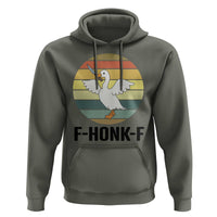 F Honk F Goose With Knife Hoodie Funny Chaotic Meme Gift - Wonder Print Shop