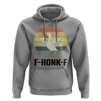 F Honk F Goose With Knife Hoodie Funny Chaotic Meme Gift - Wonder Print Shop