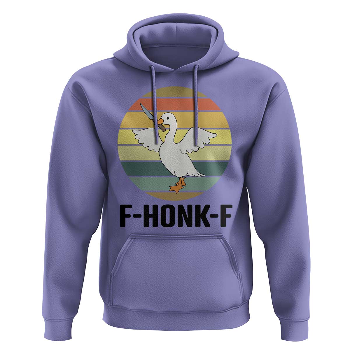 F Honk F Goose With Knife Hoodie Funny Chaotic Meme Gift - Wonder Print Shop