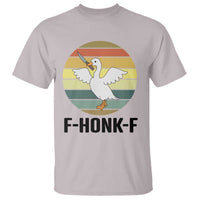 F Honk F Goose With Knife T Shirt Funny Chaotic Meme Gift - Wonder Print Shop