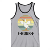 F Honk F Goose With Knife Tank Top Funny Chaotic Meme Gift - Wonder Print Shop