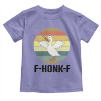 F Honk F Goose With Knife Toddler T Shirt Funny Chaotic Meme Gift - Wonder Print Shop
