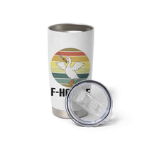F Honk F Goose With Knife Tumbler Cup Funny Chaotic Meme Gift - Wonder Print Shop
