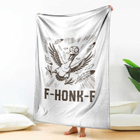 F Honk F Goose Lover Throw Blanket Funny Silly Chaotic Gift - Wonder Print Shop