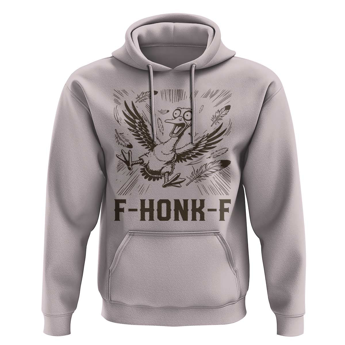 F Honk F Goose Lover Hoodie Funny Silly Chaotic Gift - Wonder Print Shop