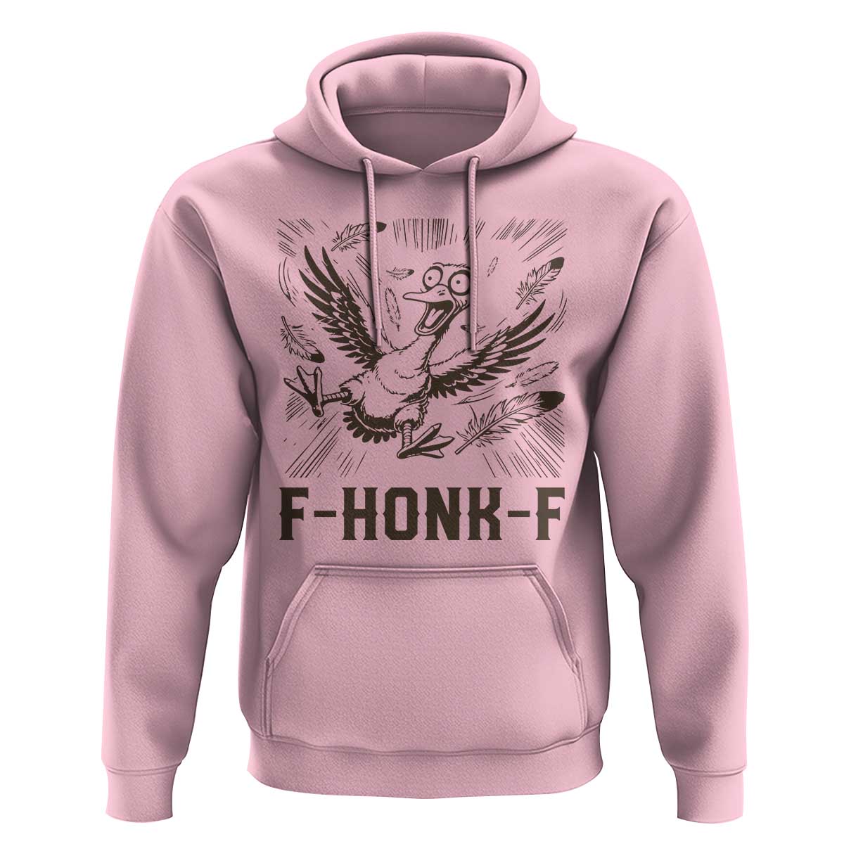 F Honk F Goose Lover Hoodie Funny Silly Chaotic Gift - Wonder Print Shop