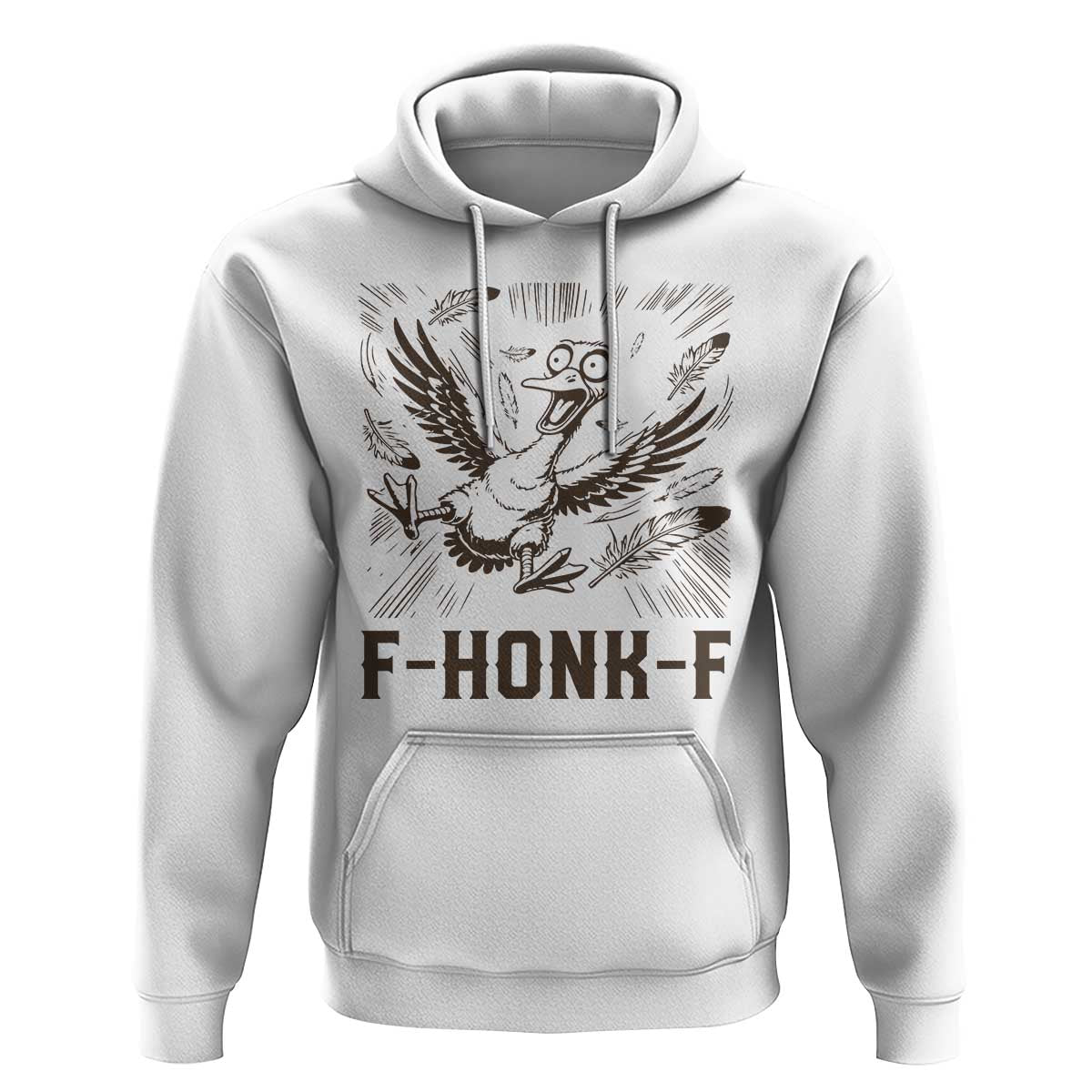 F Honk F Goose Lover Hoodie Funny Silly Chaotic Gift - Wonder Print Shop