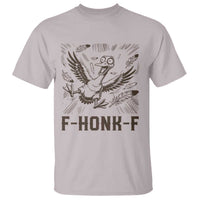 F Honk F Goose Lover T Shirt Funny Silly Chaotic Gift - Wonder Print Shop