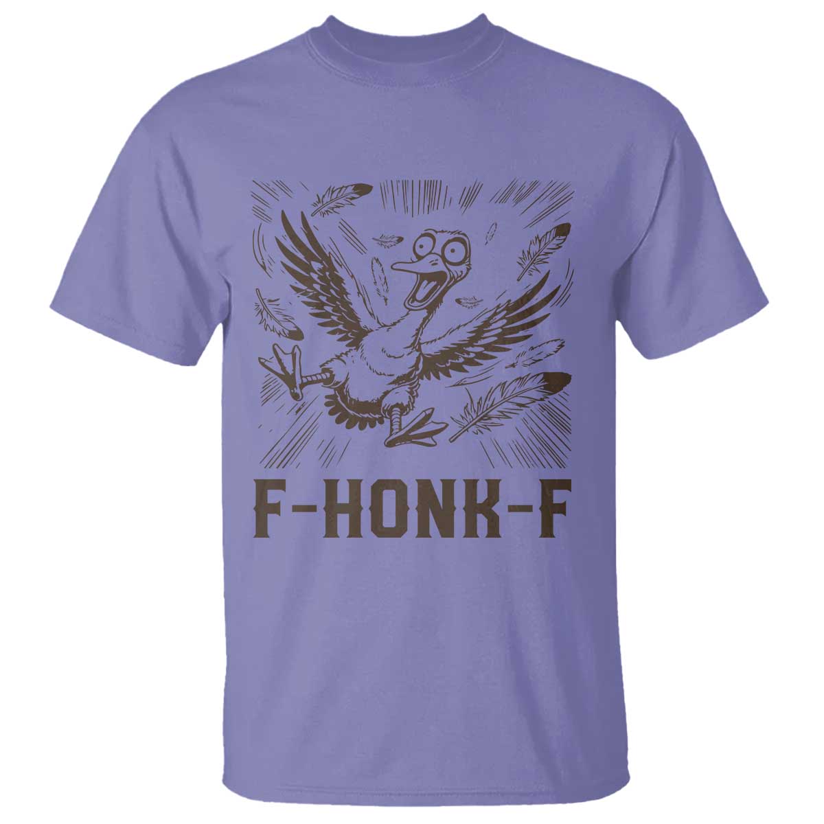 F Honk F Goose Lover T Shirt Funny Silly Chaotic Gift - Wonder Print Shop